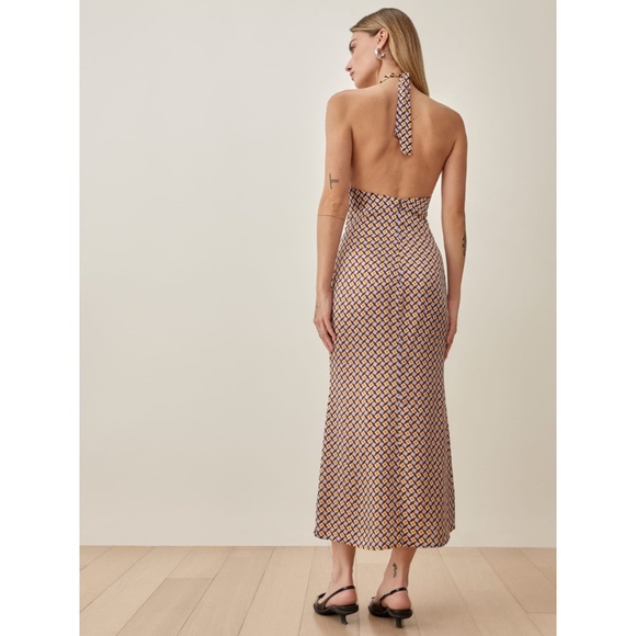 Reformation Lille Silk Dress NWT - Picture 2 of 13